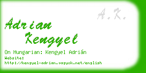adrian kengyel business card